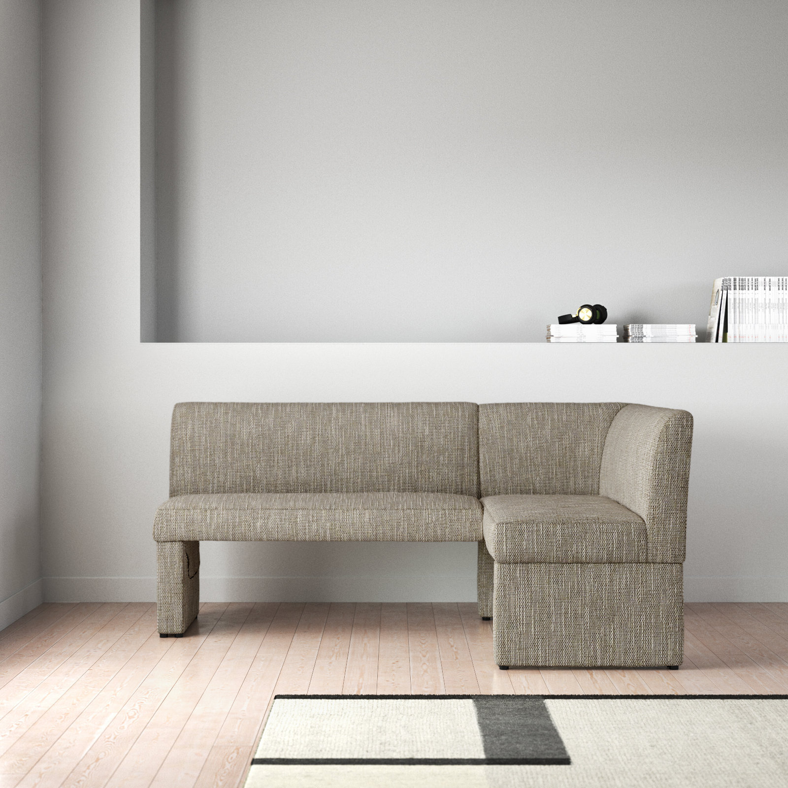 Wade Logan® Mena Fully Upholstered Nook & Reviews | Wayfair